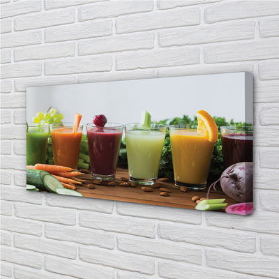 Quadro su tela Cocktail di frutta vegetale