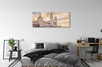 Foto quadro su tela Sunset della Cattedrale Spagna