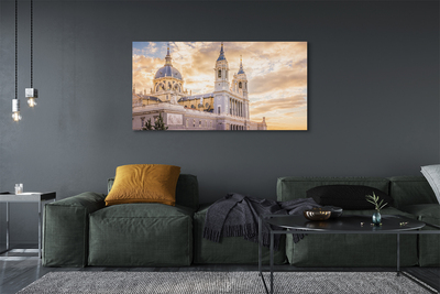 Foto quadro su tela Sunset della Cattedrale Spagna