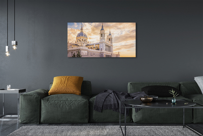 Foto quadro su tela Sunset della Cattedrale Spagna