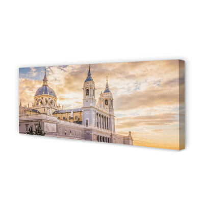 Foto quadro su tela Sunset della Cattedrale Spagna