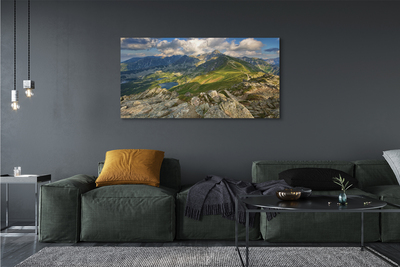 Quadro su tela Lago delle montagne