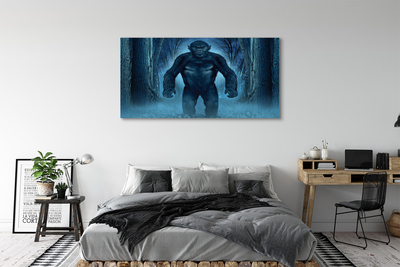 Quadro su tela Foresta di alberi gorilla