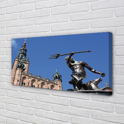 Quadro stampa su tela Chiesa monumento di Durreńsk