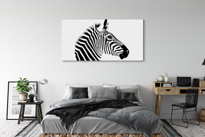 Quadro su tela Illustrazione zebra