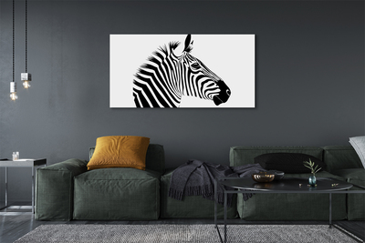 Quadro su tela Illustrazione zebra