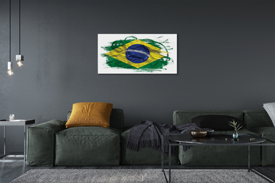 Quadro su tela Bandiera del Brasile