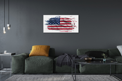 Quadro su tela Flag degli Stati Uniti
