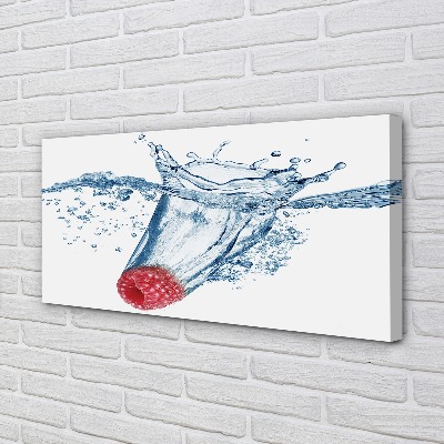 Quadro su tela Acqua di lampone