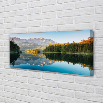 Foto quadro su tela Montagne Germania Lake Las