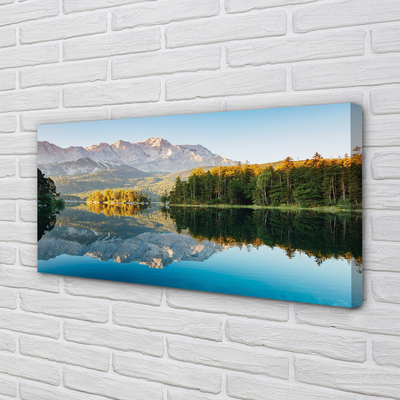 Foto quadro su tela Montagne Germania Lake Las