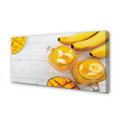 Foto quadro su tela Cocktail di banana mango