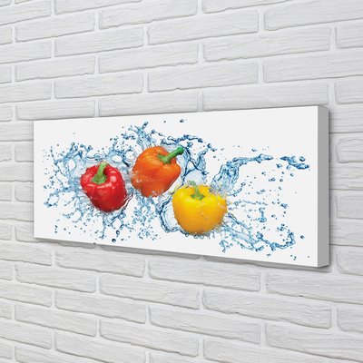 Quadro su tela Paprika Water