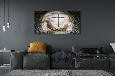 Quadro su tela Light Cross Light di Cave Gesù