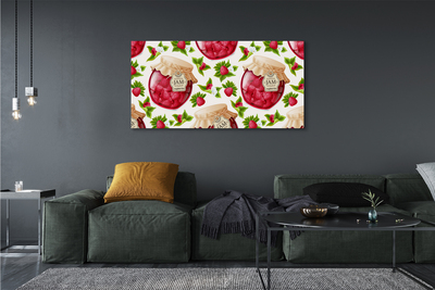 Quadro su tela Marmellata di lamponi