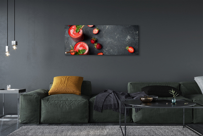 Quadro su tela Coctail alla fragola