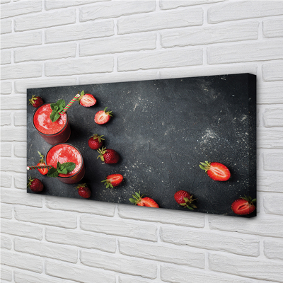 Quadro su tela Coctail alla fragola