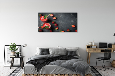 Quadro su tela Coctail alla fragola