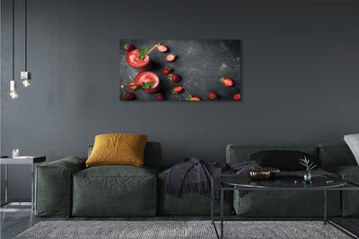 Quadro su tela Coctail alla fragola