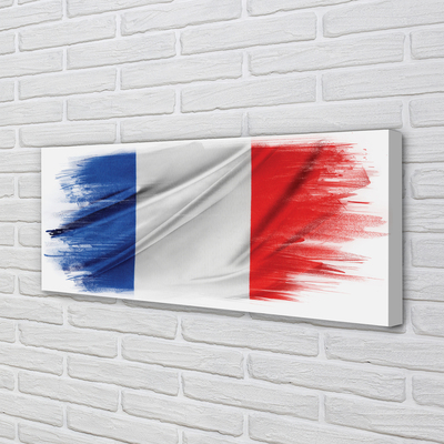 Quadro su tela Flag della Francia