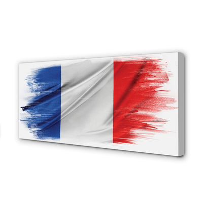 Quadro su tela Flag della Francia