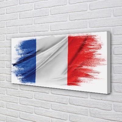 Quadro su tela Flag della Francia