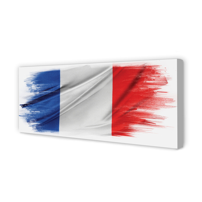 Quadro su tela Flag della Francia