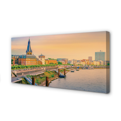 Stampa quadro su tela Germania Sunrise River