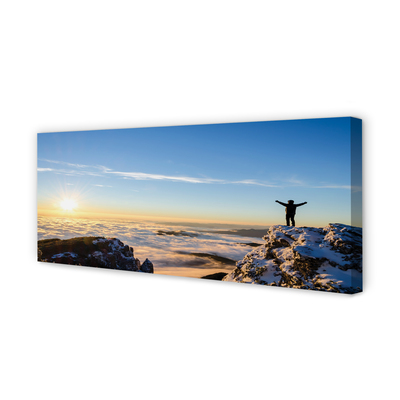 Quadro su tela Montagne Man Cloud East