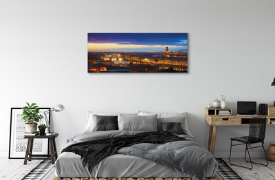 Foto quadro su tela Italia Panorama Night Bridges