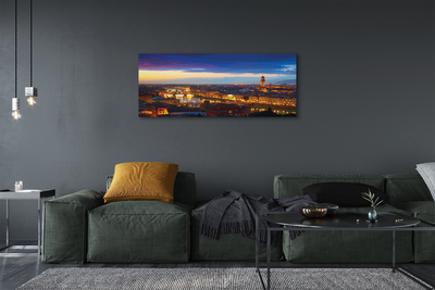 Foto quadro su tela Italia Panorama Night Bridges