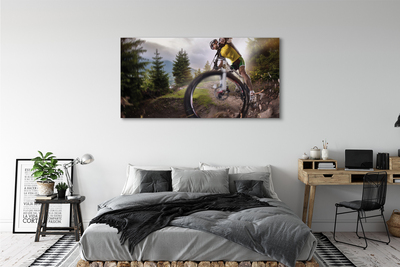 Quadro su tela Nuvole di mountain bike