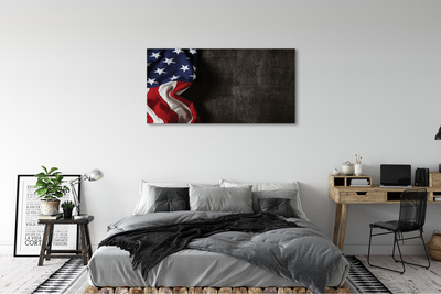 Foto quadro su tela Flag degli Stati Uniti