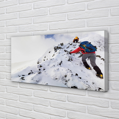 Quadro su tela Scalare montagne