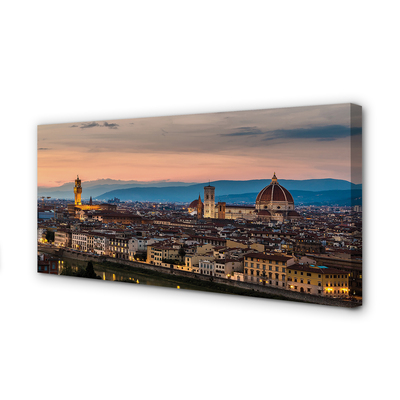 Quadro su tela Cattedrale del Panorama Italia