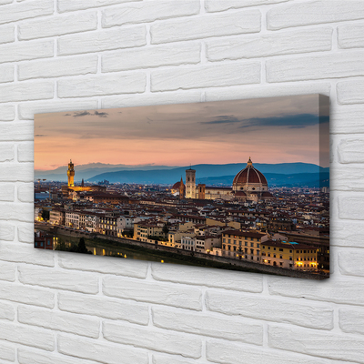 Quadro su tela Cattedrale del Panorama Italia