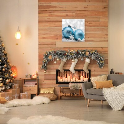 Foto quadro su tela Palle di Natale Inverno Decorazioni di Natale