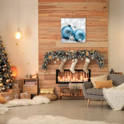 Foto quadro su tela Palle di Natale Inverno Decorazioni di Natale