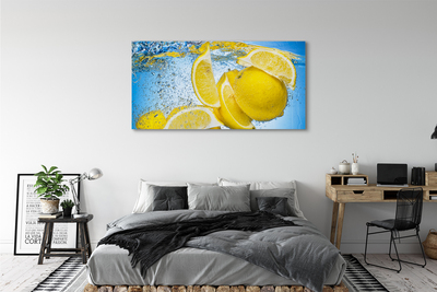 Quadro su tela Limoni in acqua