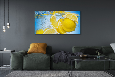 Quadro su tela Limoni in acqua