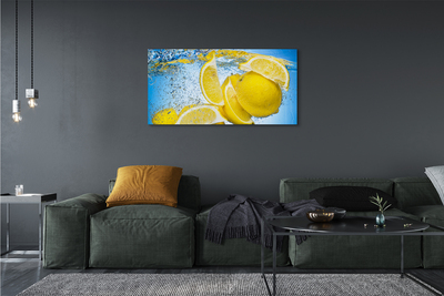 Quadro su tela Limoni in acqua