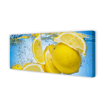 Quadro su tela Limoni in acqua