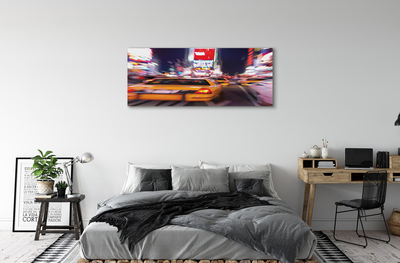 Quadro su tela Car City of Light