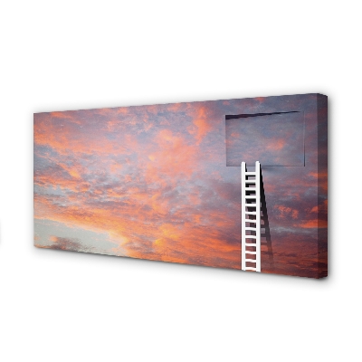 Quadro su tela Sunset ladder Sunbat
