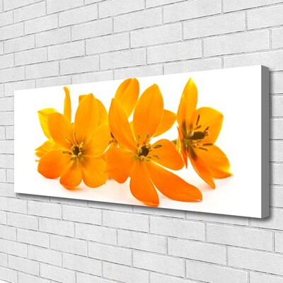 Quadro su tela Fiori di piante arancioni