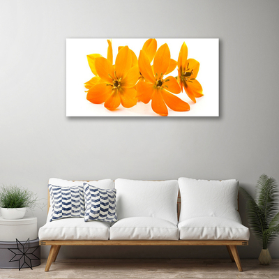 Quadro su tela Fiori di piante arancioni