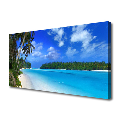 Quadro su tela Mare di Palm Beach