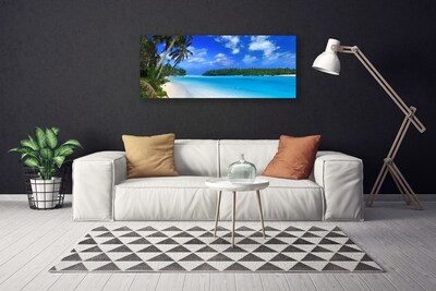 Quadro su tela Mare di Palm Beach