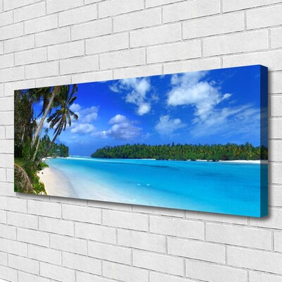 Quadro su tela Mare di Palm Beach