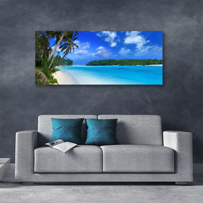 Quadro su tela Mare di Palm Beach